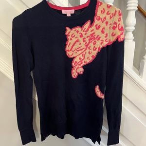 Lilly Pulitzer leopard sweater